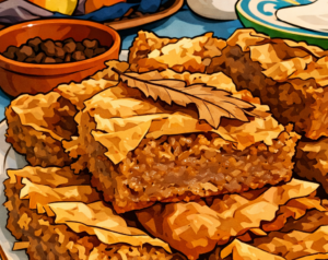 Vojvođanska česnica – slatka pita sa orasima i medom